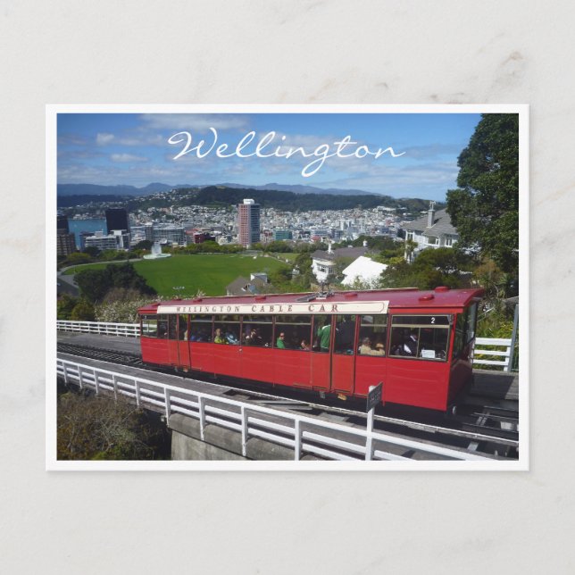 wellington cable car postcard (Front)
