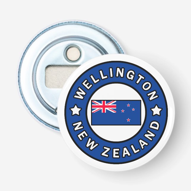Wellington New Zealand Bottle Opener (Front)