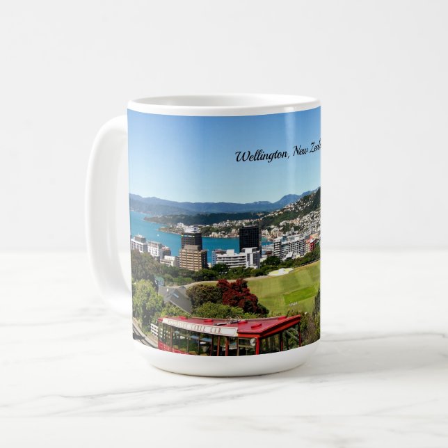 Wellington, New Zealand Coffee Mug (Front Left)