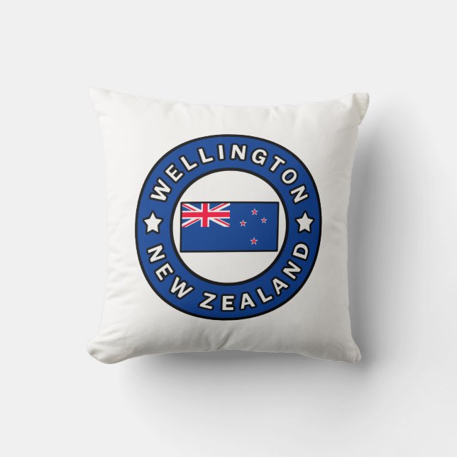Wellington New Zealand Cushion (Front)