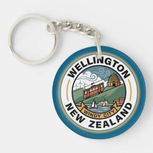 Wellington New Zealand Key Ring
