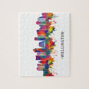 Wellington New Zealand Skyline Jigsaw Puzzle
