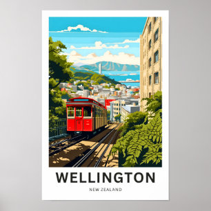 Wellington New Zealand Travel Print