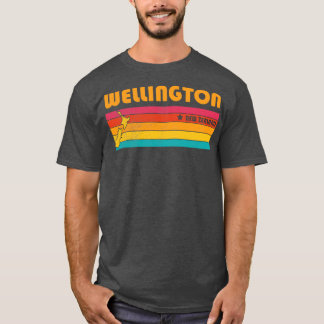 Wellington New Zealand Vintage Distressed Souvenir T-Shirt