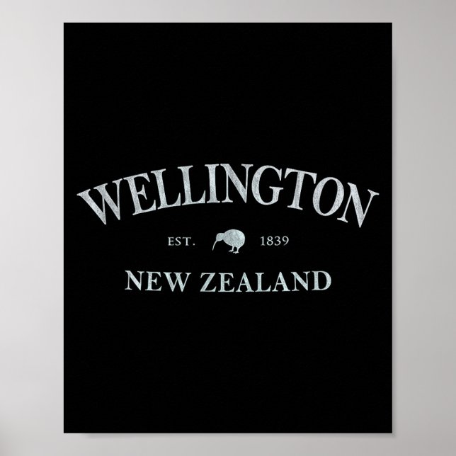 Wellington New Zealand _ Wellington Nz Graphic Pri Poster (Front)