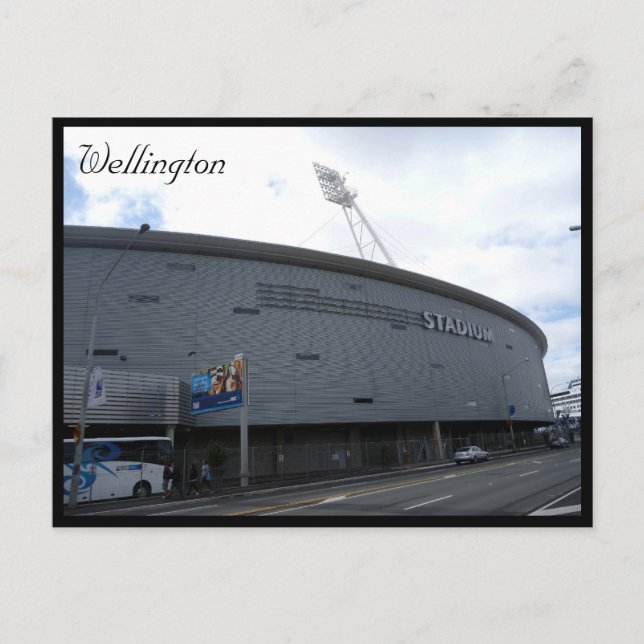 wellington regional stadium postcard (Front)