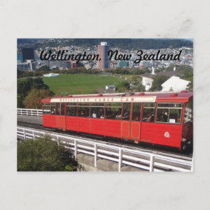 Wellinton cable car postcard