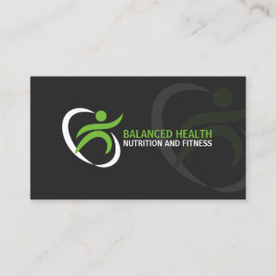 Wellness and Nutrition Coach Business Card