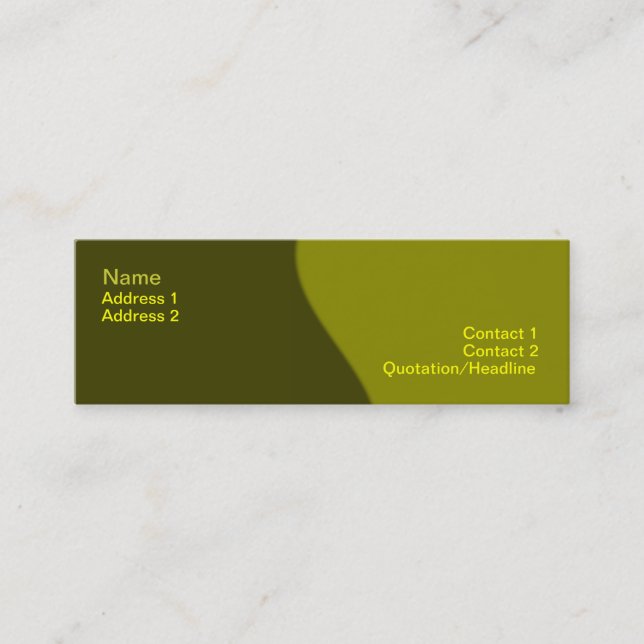 Wellness Business Card (Front)