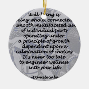 wellness ceramic tree decoration