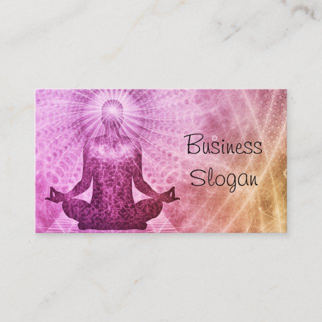 Wellness Meditation Business Card (Front)