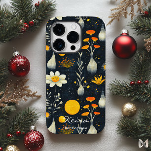 Wellness Minimalist Floral Warm Yellows & Oranges Case-Mate iPhone 14 Pro Case