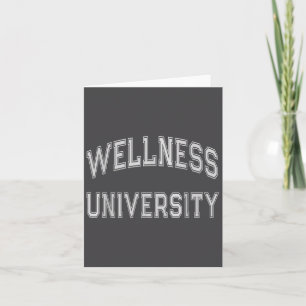 Wellness University Squad Fitness Coach Gym Health Card