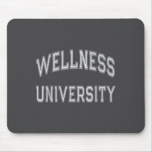 Wellness University Squad Fitness Coach Gym Health Mouse Mat