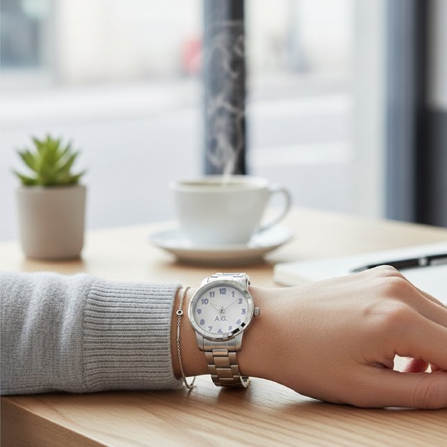 Wellness Waters Wristwatch - Reflective Steel  (Creator Uploaded)