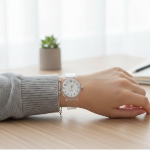Wellness Waters Wristwatch - Transparent Ice Desig