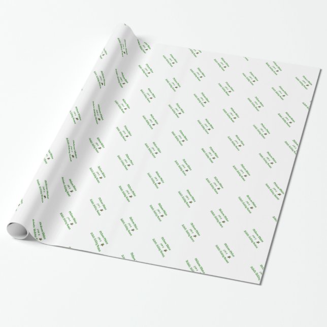 Wellness Wishes  Wrapping Paper (Unrolled)
