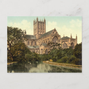 Wells Cathedral, Somerset, England Postcard