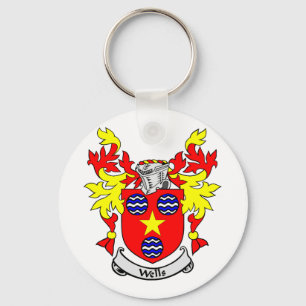 WELLS Coat of Arms Key Ring