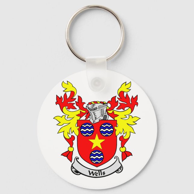 WELLS Coat of Arms Key Ring (Front)