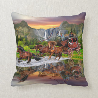 WELLS FARGO STAGECOACH CUSHION