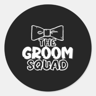Wells Groom Squad Love 2 Classic Round Sticker