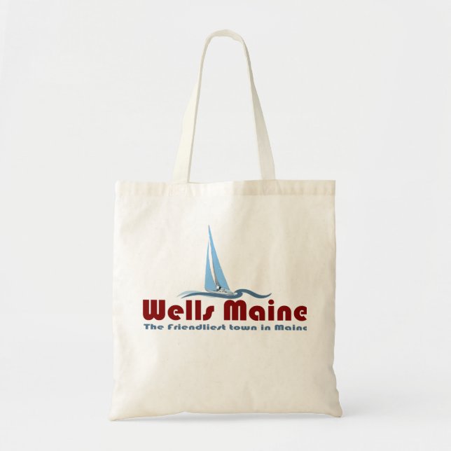 Wells Maine. Tote Bag (Front)