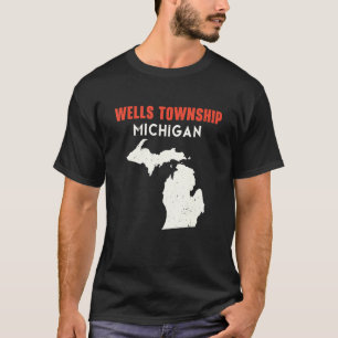 Wells township Michigan USA State America Travel M T-Shirt