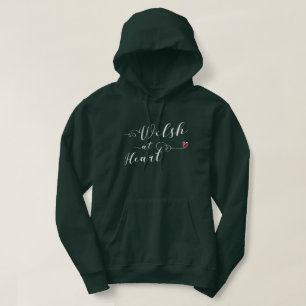Welsh At Heart Hoodie, Wales Hoodie