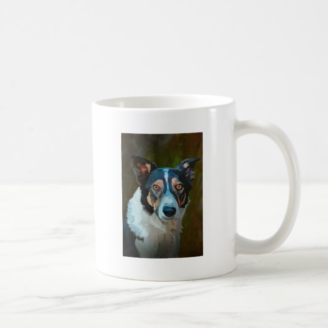 Welsh Border Collie Coffee Mug (Right)
