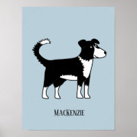 Welsh Border Collie Sheep Dog Custom Text