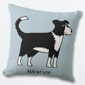 Welsh Border Collie Sheepdog Personalised Cushion