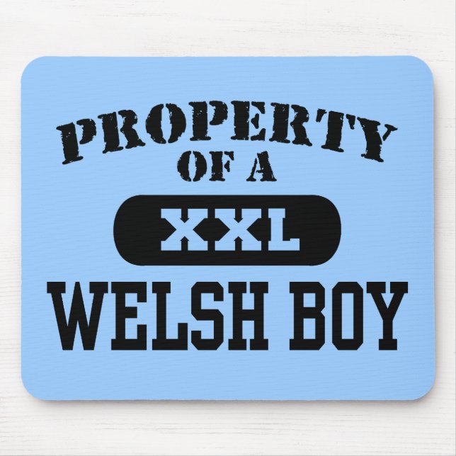 Welsh Boy Mouse Mat (Front)