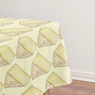 Welsh Caerphilly Cheese Wedge Food Wales UK Tablecloth