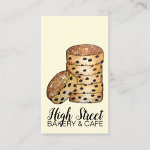 Welsh Cakes Welshcakes Bakestones UK British Food Business Card