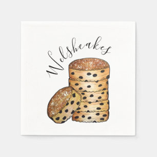 Welsh Cakes Welshcakes Bakestones UK British Food Napkin