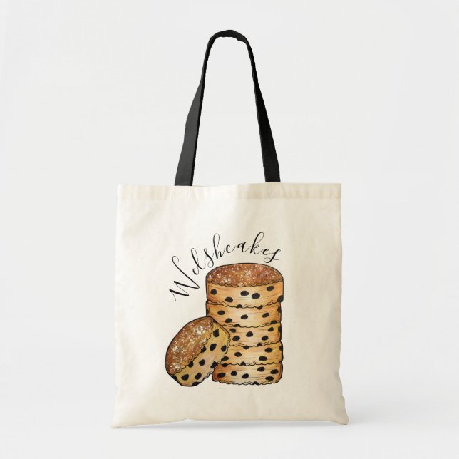 Welsh Cakes Welshcakes Bakestones UK British Food Tote Bag (Front)