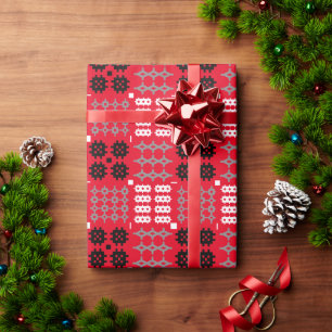 Welsh Carthen Blanket Tapestry Design Wrapping Paper