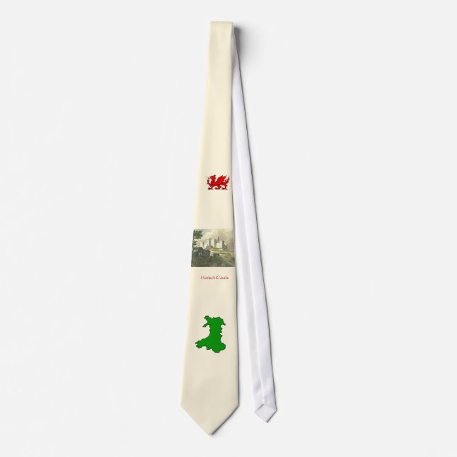 Welsh Castle - Harlech Tie (Front)