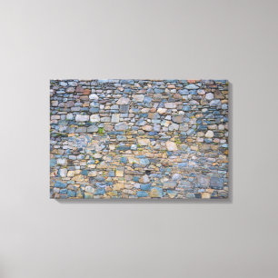 WELSH CASTLE WALL 16x24 Canvas Print