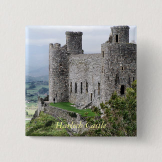 WELSH CASTLES 15 CM SQUARE BADGE