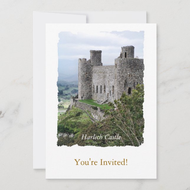 WELSH CASTLES INVITATION (Front)