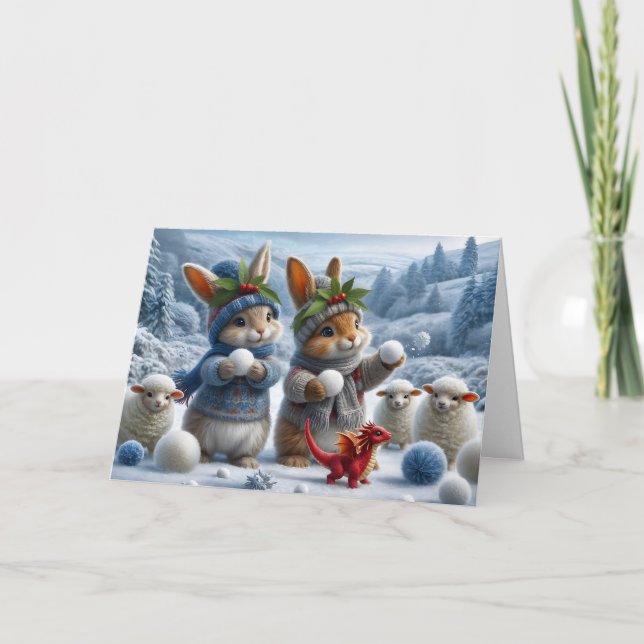 Welsh Christmas Card (Front)