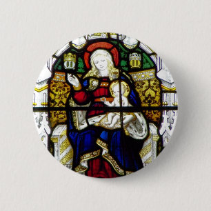 WELSH CHURCHES UK 6 CM ROUND BADGE