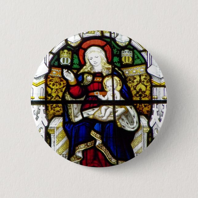 WELSH CHURCHES UK 6 CM ROUND BADGE (Front)