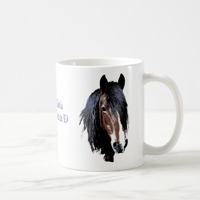 Welsh cob portrait coffee mug (Right)