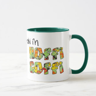 Welsh Coffee Mug: Hoffi Coffi, Nastutiums Pattern Mug