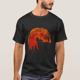 Welsh Corgi And Moon Halloween T-Shirt