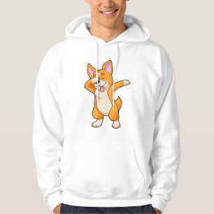Welsh Corgi at Hip Hop Dance Dab Hoodie