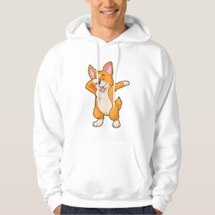 Welsh Corgi at Hip Hop Dance Dab Hoodie